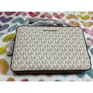 New MICHAEL KORS CROSSBODY PURSE WHITE